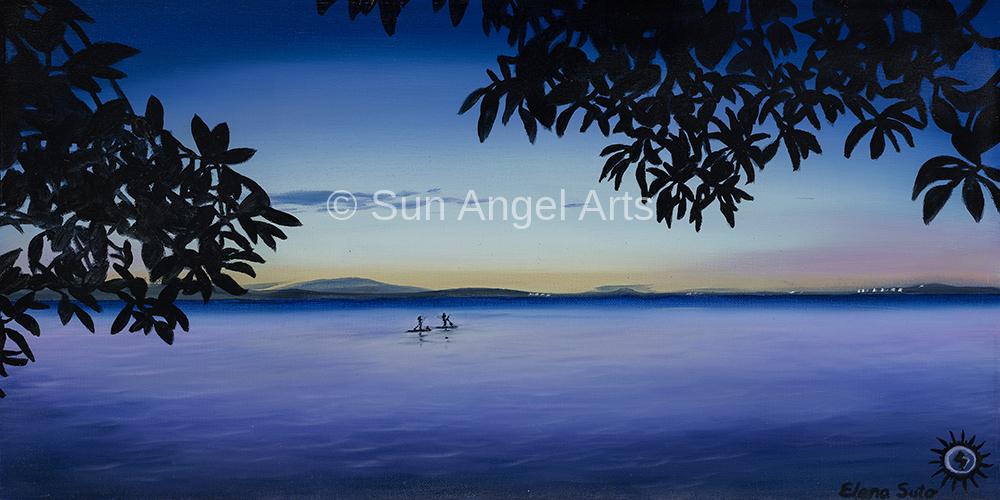 054 Indigo Sunset (Gold Coast, QLD) (Reproduction)