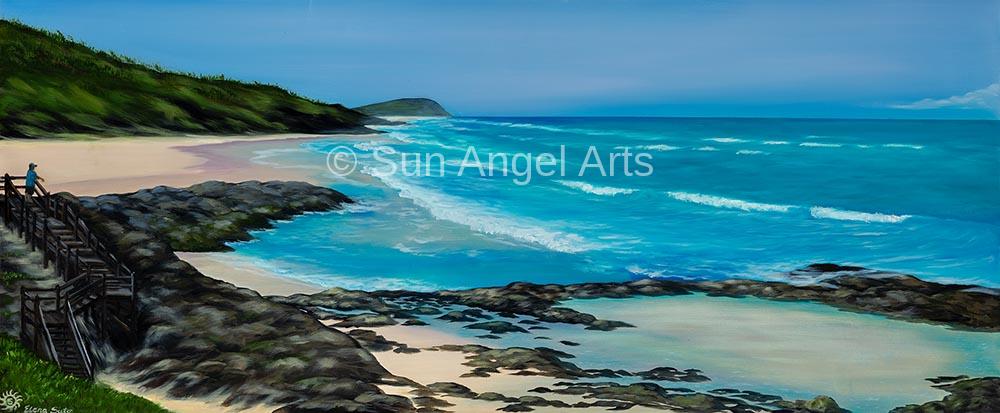 081 A moment in time (Champagne Pool, Fraser Island) (Reproduction)